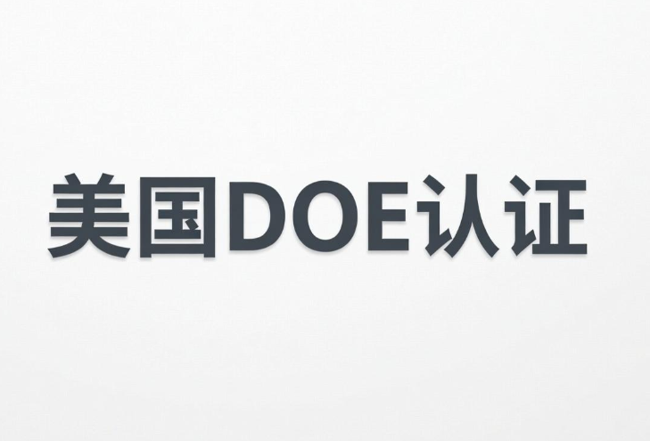 美國DOE認證要求、流程和周期(圖1)